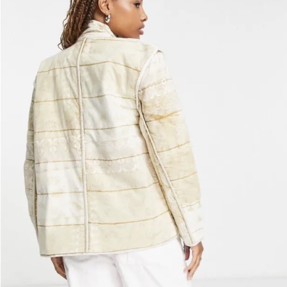 FADE OUT UTILITY QUILTED JACKET NEUTRAL PRINTED - Picture 3 of 9